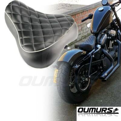 パーツ Harley Davidson vintage solo seat Driver & Rider Solo Seat For Harley Sportster XL 1200 883 48 72