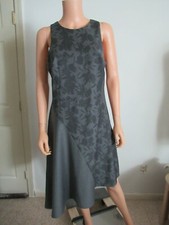 Banana Republic Womens Sleeveless Lined Long Dress Gray 8