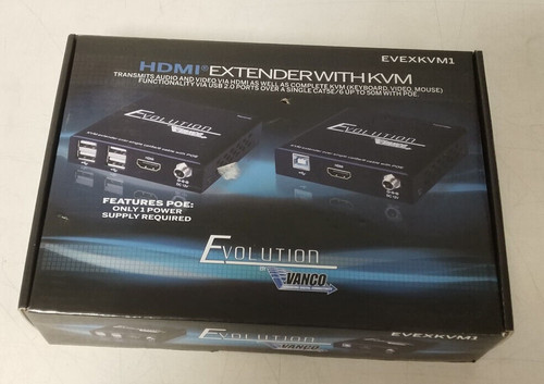Vanco Evolution EVEXKVM1 HDMI Extender with KVM and Power Over Ethernet (TESTED)