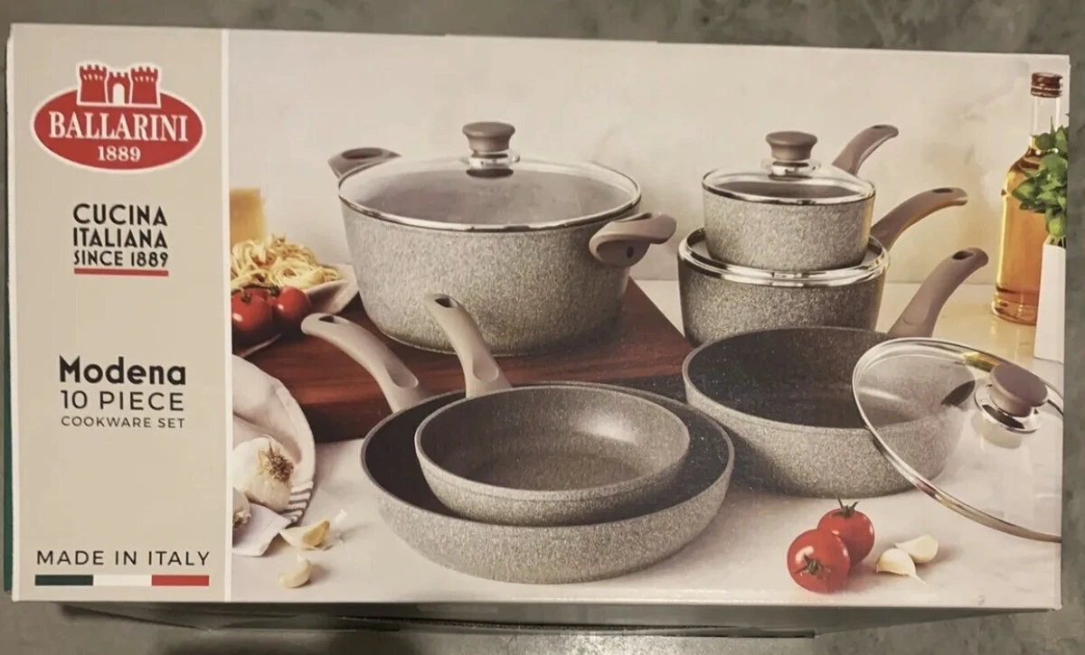 BALLARINI MODENA 10 PC NON STICK POTS AND PANS SET