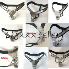 2021 Stainless Steel Male T Chastity Belt luxurious genuine liner EMCC Pantys