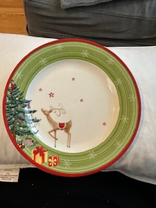 Spode Christmas Jubilee Reindeer Salad Plate