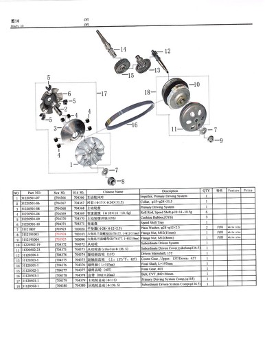 DRIVE SHAFT FOR REAR CLUTCH ON 150cc GY6 MOTORS - Picture 6 of 6