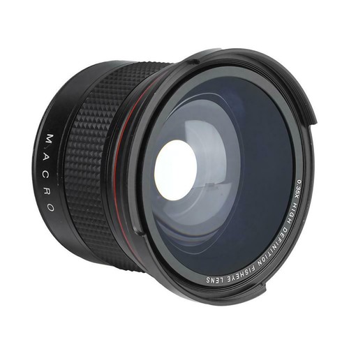 New 58mm 0.35X Fisheye Camera Lens Wide Angle For Canon Rebel T7 EOS 80D 77D 70D - Picture 4 of 13