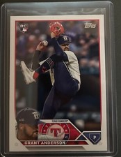 Grant Anderson 2023 Topps Update RC #US141 Texas Rangers