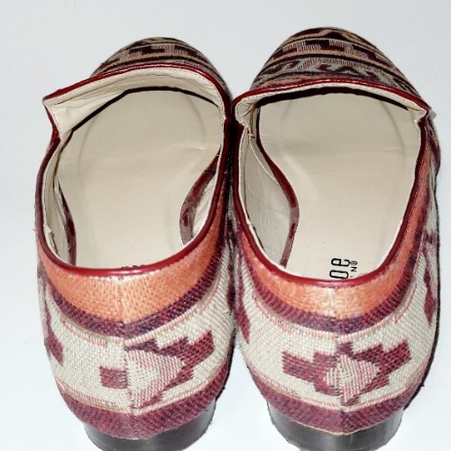 Monroe & Main SW Aztec Design Boho Woven Tapestry Loafers SlipOn Shoes Wms 8.5US - Picture 16 of 21