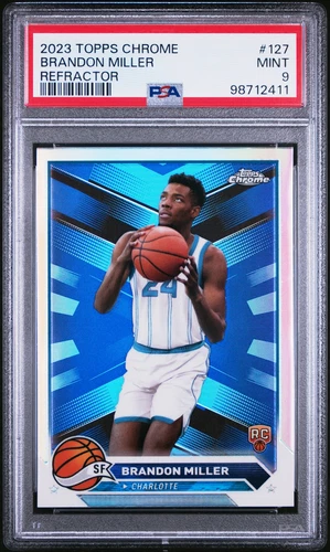 2023-24 Topps Chrome - Prism Refractor #127 Brandon Miller (RC)