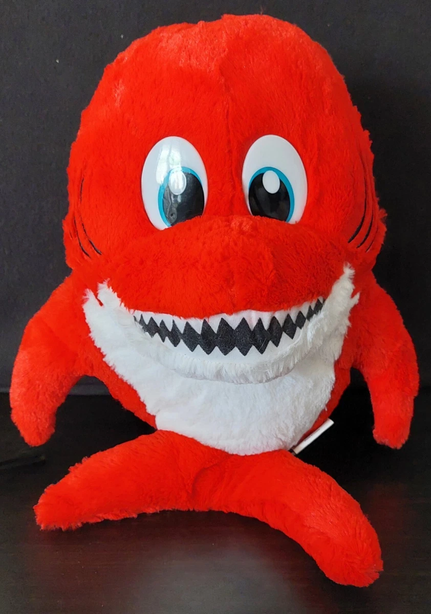 Red shark plush discount