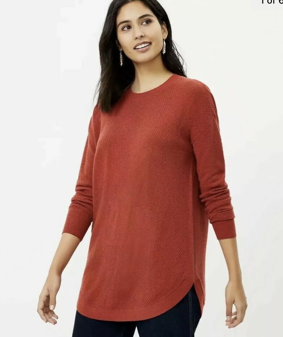 NWT Loft Dolman Sleeve Tunic Sweater 