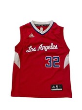 Adidas LA Clippers Blake Griffin 32 Jersey Red Boys Size Small Good Condition