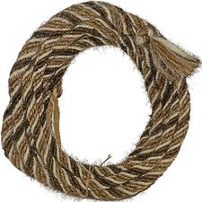 Chestnut Mane Hair Rope 5/8 x 24 fft Long Mecate McCarty Hackamore Bosal Reins