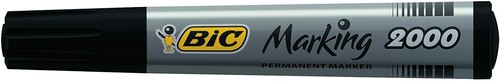 MARCADOR PERMANENTE DE PUNTA DE BALA 1.7 BIC MARKING 2000 4 COLORES NEGRO AZUL ROJO VERDE. - Imagen 3 de 6