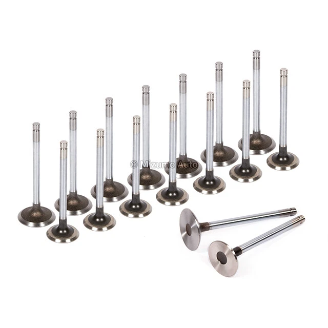 Intake Exhaust Valves Fit 91-98 Nissan 240SX Altima 2.4L DOHC KA24DE - Image 2 of 4