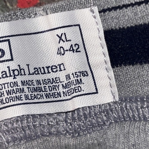 Seltene Polo Ralph Lauren Boxershorts 2 Fly Button XL grau weich Stretch - Bild 7 von 11