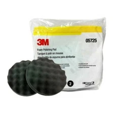For 3M 05725 8 Inch Single-Sided Foam Polishing Pad 5725 (2 Pads )