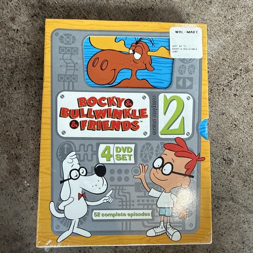 Rocky and Bullwinkle and Friends - Staffel 2 - 52 Episoden 4 DVD Set
