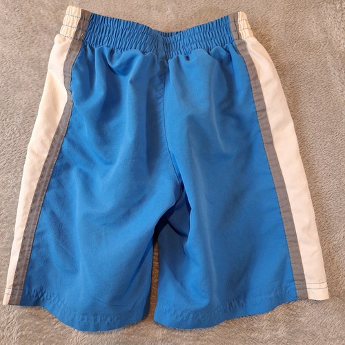 Nike Swim Trunks Boys Size 6 Blue White Colorblock Shorts Lined Swim Bottom Kids - Picture 4 of 5