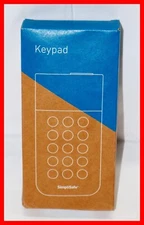 🔒 🚪🔑 NEW! LATEST GEN SimpliSafe SSKP3-W Security Keypad White Wireless KP3W