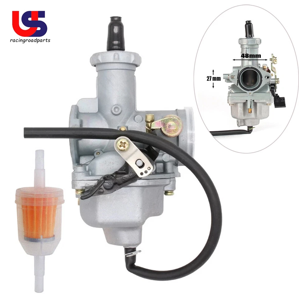 Carburador Honda CB125S CL100 CL125 SL100 SL125 XL100 XL125 con Kit Filtro Aire Foto 3 de 4