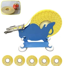 Manual Press Bag Clip Clamp Bread Bag Clip Sealer Binding Machine 5 rolls Buckle