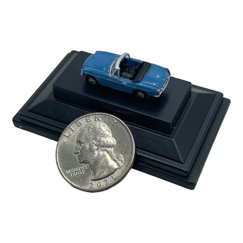 MG MGB Roadster Diecast car Iris Blue Sports Car 1:148 N Scale Oxford - Picture 12 of 21