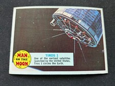 1969 Topps Man On The Moon Card # 18A Tiros 1 (VG/EX)