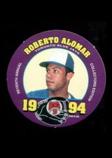 1994 King-B Collectors Edition Disc #20 Roberto Alomar, Toronto Blue Jays, HOF.