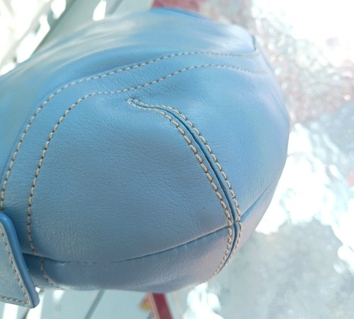 Bolso de Hombro Coach 9248 Vintage Medio Azul Cielo Soho Y2K Cuero - Imagen 8 de 17