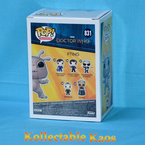 2019 SDCC SCE - Dr Who - Pting Pop! Vinyl Figure (RS) #831 - Picture 2 of 2
