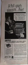 1953 Ampro Tape Recorder ad