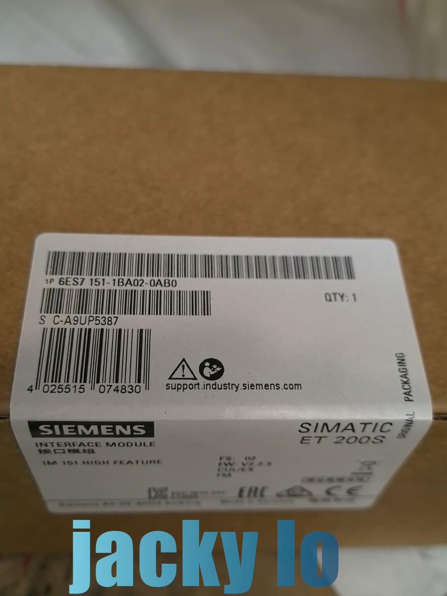 New Siemens 6ES7151-1BA02-0AB0 6ES7 151-1BA02-0AB0 Interface