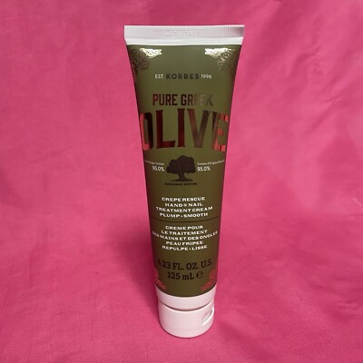 KORRES PURE GREEK OLIVE OIL CREPE RESCUE HAND & NAIL CREAM 4.2 oz.