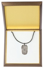 Yorkshire Terrier, Yorkie II - Dog necklace in gift box, silver-plated locket fo