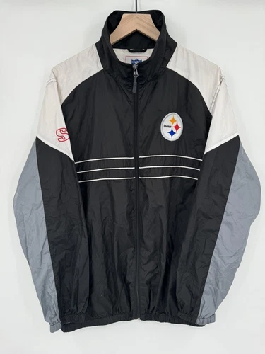 Seller's photo on eBay: Vtg Pittsburgh Steelers Sports Illustrated Zip Up Windbreaker Jacket Men’s Large