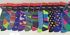 Mens - Novelty Funny Dress Fashion Socks - Colorful Bright - CHOICE - USA STOCK