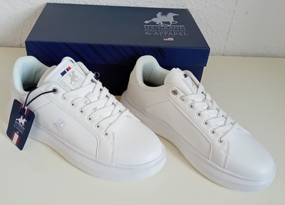 U.S. Grand Polo GPM518300/1010 Paul LTX Sneaker Weiss Gr.42 Damen Herren Neu