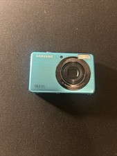 Samsung SL202 Digital Camera 10.2MP 3x Zoom Blue Tested Camera No Charger 
