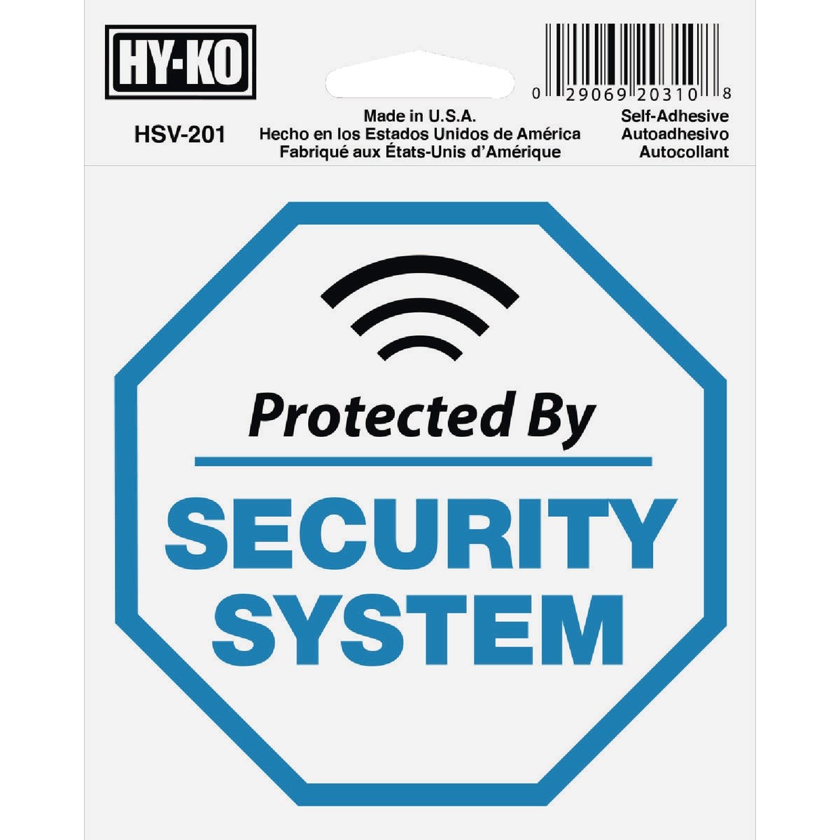 Sign Hsv-201 Hy-ko Hsv-201