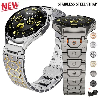 Stainless Steel Band For Huawei Watch GT 5 4 3 2 Pro GT3 42 46mm Strap Bracelet