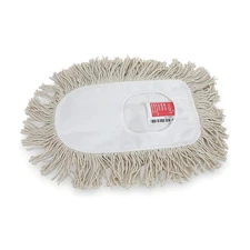 TOUGH GUY 1TZF7 Wedge Mop,White,Cotton 1TZF7