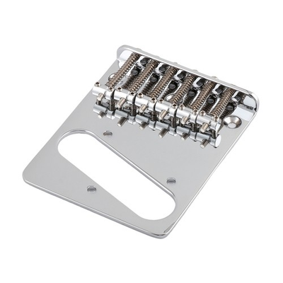 #ad Vintage Style Guitar Bridge Chrome 6 Metal Saddle Bridge for Telecaster Guitar $19.98