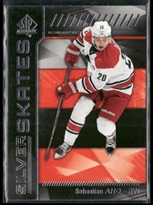 2016-17 SP Authentic Sebastian Aho Silver Skates RC #SS-SA Carolina Hurricanes
