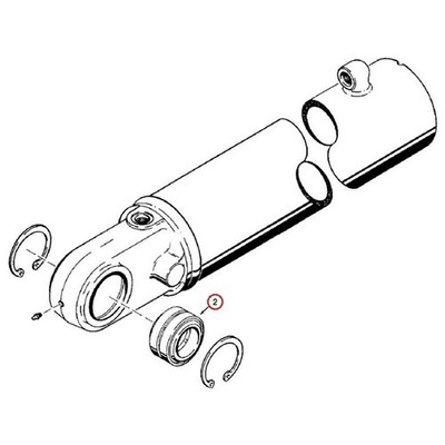 D23601 Bushing, Self Aligning - Fits Case 1150B, 1150C, 1150D, 1150E
