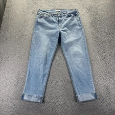 Denizen from Levi's Jeans Womens 10 Blue Cotton Denim Boyfriend Faded Stretch