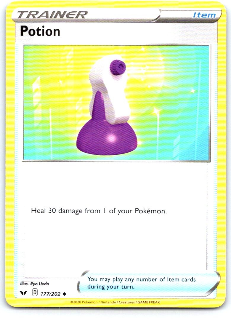 Potion 177/202 Uncommon Sword & Shield Pokemon Near Mint