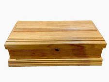 Solid Oak 24 Inch Plush Lined Pet Funeral Casket