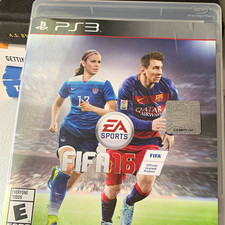 EA Sports FIFA 16 PS3 Video Game Ultimate Team E Soccer w/ Case & Disc