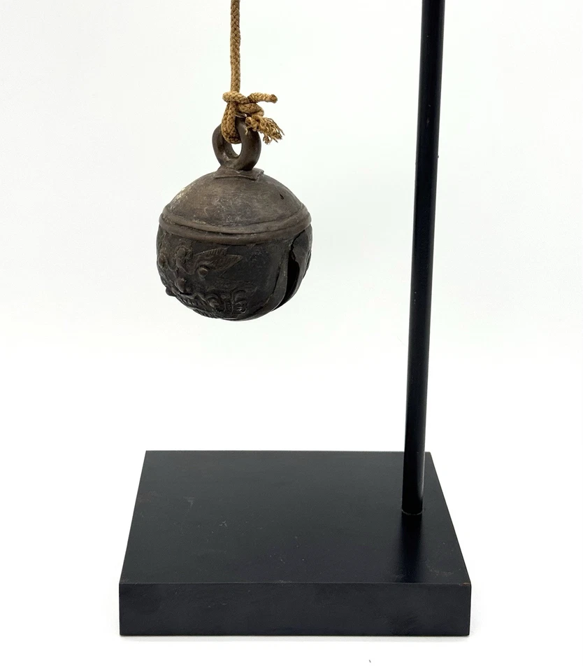 Antigua campana de elefante de bronce Yunnan Foto 3 de 4