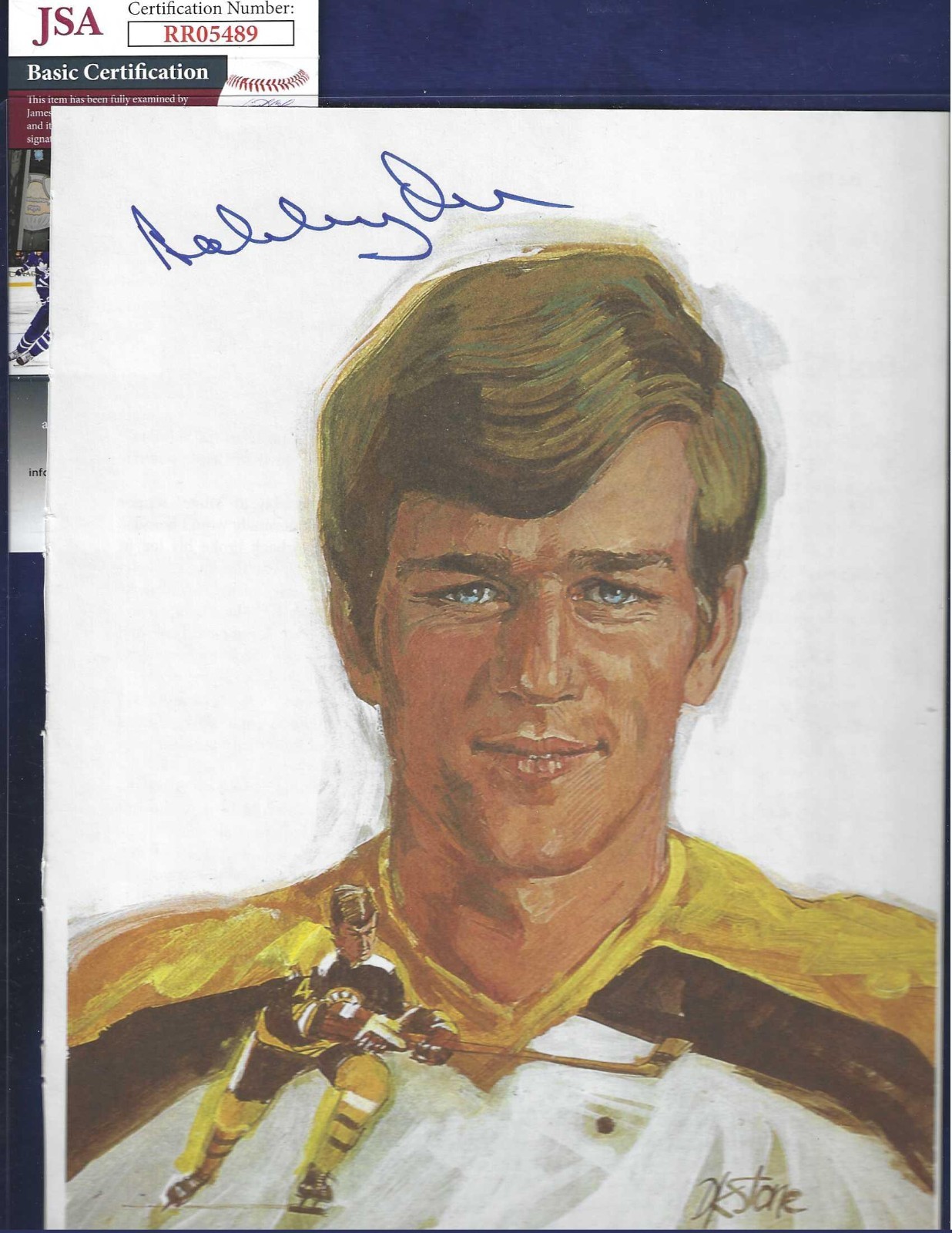 Bobby Orr Autographed Signed 8x11 Book Picture Boston Bruins Hockey HOFer JSA COA 