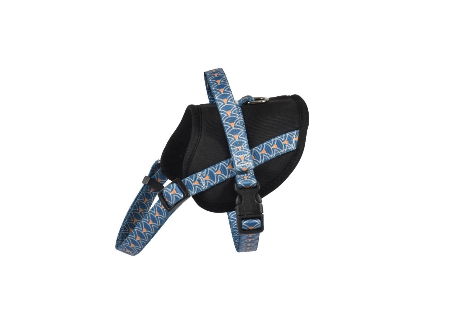 Harnais easy geisha bleu S réglable 39-50 cm pour chiot